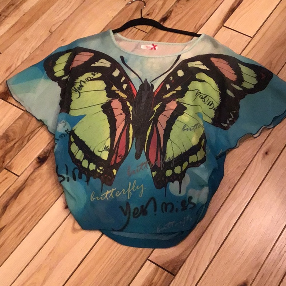 Yes Miss elegant sheer Top